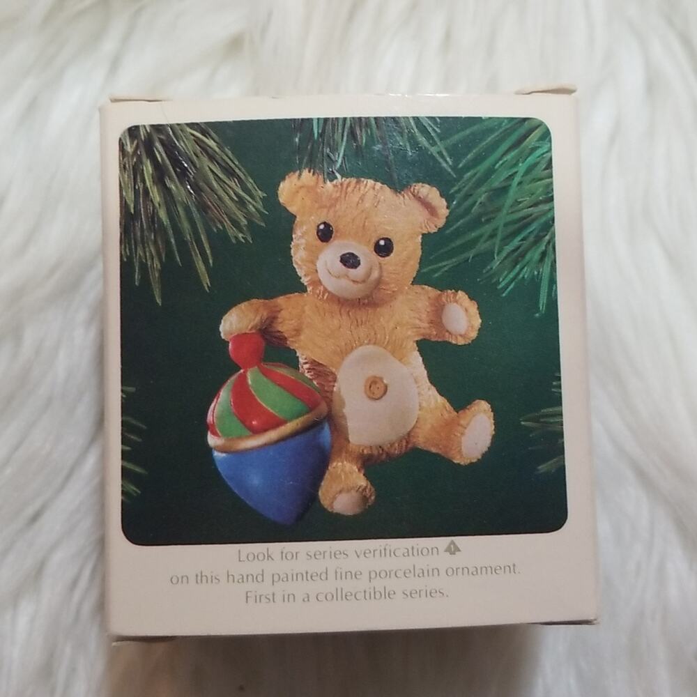 Vintage Hallmark Keepsake Ornament Cinnamon Bear 1983